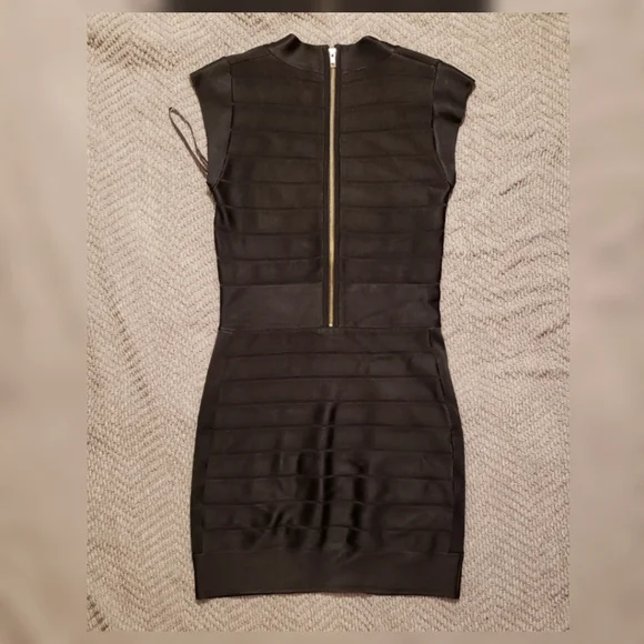 Sexy French Connection Black Bandage Dress - 8 - Picture 4 of 5